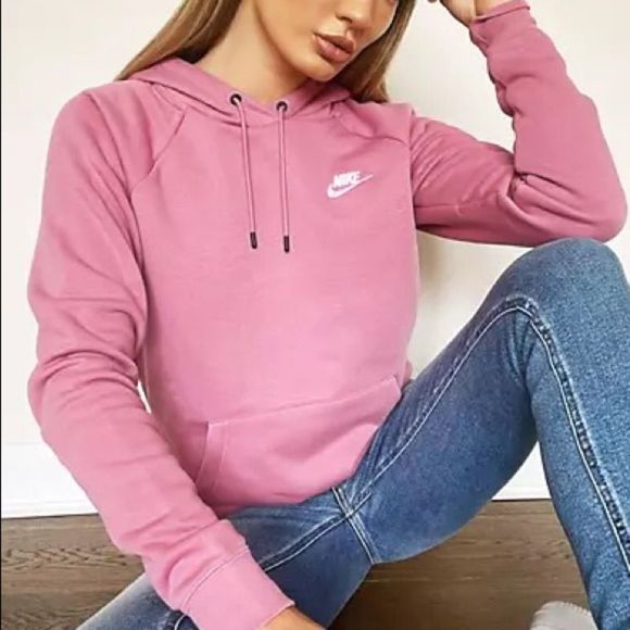 Nike Tops - nike - dusty pink hoodie